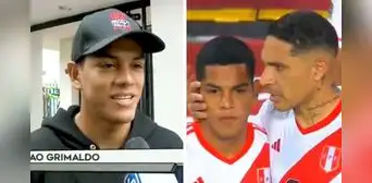 Joao Grimaldo reveló la motivadora frase que le dijo Paolo Guerrero previo a su debut