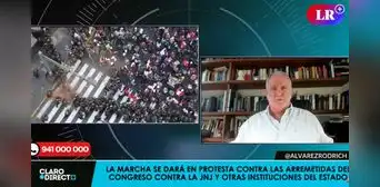 AAR sobre marcha por la democracia: “El Congreso busca remover a la JNJ para poner afines a ellos” AAR sobre marcha por la democracia: “El Congreso busca remover a la JNJ para poner afines a ellos”