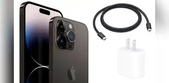 iPhone 15: ¿cuánto cuestan el cargador y el cable de alta velocidad que Apple no incluye? iPhone 15: ¿cuánto cuestan el cargador y el cable de alta velocidad que Apple no incluye?