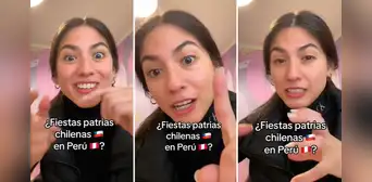 Fiestas Patrias en Chile: joven se sorprende al saber que en Perú también se celebra la Fiesta de la Chilenidad Fiestas Patrias en Chile: joven se sorprende al saber que en Perú también se celebra la Fiesta de la Chilenidad
