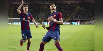 Barcelona es nuevo líder de LaLiga: victoria 5-0 sobre Betis en el Olímpico de Montjuic