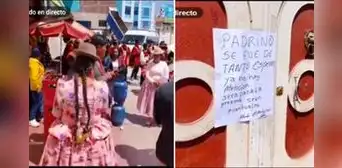 Padrinos de matrimonio en Juliaca, cansados de esperar, dejan sorpresivo aviso: "No hay atención" Padrinos de matrimonio en Juliaca, cansados de esperar, dejan sorpresivo aviso: "No hay atención"