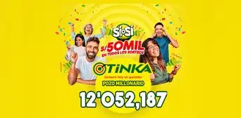 La Tinka EN VIVO: resultados, números ganadores y sorteo del domingo 17 de septiembre | VIDEO La Tinka EN VIVO: resultados, números ganadores y sorteo del domingo 17 de septiembre | VIDEO