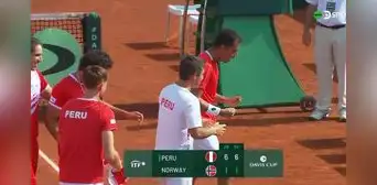 Con 3 triunfos de Varillas, Perú ganó a Noruega en la Copa Davis y clasificó a los Qualifiers 2024
