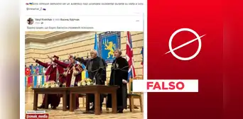 Boris Johnson no fue fotografiado “haciendo el saludo nazi”: la imagen ha sido editada Boris Johnson no fue fotografiado “haciendo el saludo nazi”: la imagen ha sido editada