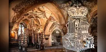 Así es la peculiar iglesia de Sedlec, decorada con 30.000 huesos de las víctimas de la peste negra Así es la peculiar iglesia de Sedlec, decorada con 30.000 huesos de las víctimas de la peste negra