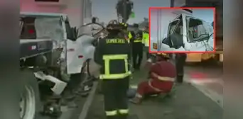 Panamericana Sur: 2 heridos de gravedad dejó triple choque cerca del puente Primavera