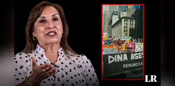 Protesta contra Dina Boluarte: peruanos en EE. UU. se movilizan tras su llegada a Nueva York