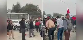 Huachipa: vecinos protestan por cierre de importante vía que conecta a todo Lima Este Huachipa: vecinos protestan por cierre de importante vía que conecta a todo Lima Este