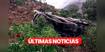 Huancavelica: 25 personas fallecen tras caída de bus Molina en carretera Ayacucho-Huancayo