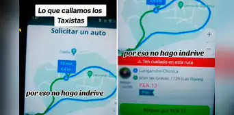 Peruano se indigna al ver que solicitan sus servicios de taxi desde un cementerio de SJL: "No voy" Peruano se indigna al ver que solicitan sus servicios de taxi desde un cementerio de SJL: "No voy"