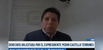 Pedro Castillo insiste que está "secuestrado" durante audiencia de tutela de derechos Pedro Castillo insiste que está "secuestrado" durante audiencia de tutela de derechos
