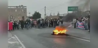 Panamericana Norte: manifestantes bloquearon vía a la altura de Chancay Panamericana Norte: manifestantes bloquearon vía a la altura de Chancay
