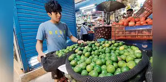 Limón bajó a S/8,94 el kilo a nivel mayorista