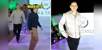 Mark Vito participó como modelo en la pasarela del Fashion Week Perú USA