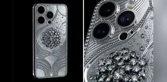 Crean iPhone 15 de 16.770 dólares: tiene plata y cristales de Swarovski y es el más caro del mundo