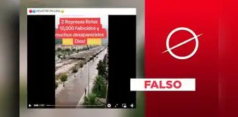 La inundación del video viral no ocurrió por el reciente ciclón Daniel en Libia La inundación del video viral no ocurrió por el reciente ciclón Daniel en Libia