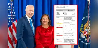 Agenda de Joe Biden no contemplaba reunión con Dina Boluarte como lo asegura Presidencia Agenda de Joe Biden no contemplaba reunión con Dina Boluarte como lo asegura Presidencia