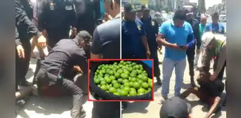 Reportan 2 detenidos por intentar robar un camión de limones en Chimbote Reportan 2 detenidos por intentar robar un camión de limones en Chimbote