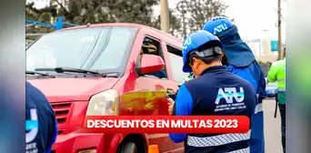 Pago de multas para conductores: ¿cómo y desde cuándo puedes acceder a descuentos de 30% y 50%? Pago de multas para conductores: ¿cómo y desde cuándo puedes acceder a descuentos de 30% y 50%?