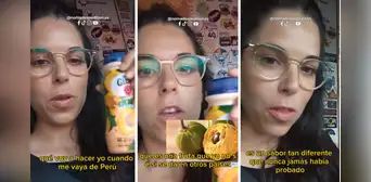 Española disfruta de la lúcuma en Perú y no sabe qué hará al irse: “Ojalá la encuentre en más países” Española disfruta de la lúcuma en Perú y no sabe qué hará al irse: “Ojalá la encuentre en más países”