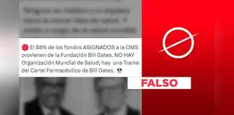 No, el 88% de los fondos que recibe la OMS no provienen de la Fundación Bill Gates No, el 88% de los fondos que recibe la OMS no provienen de la Fundación Bill Gates