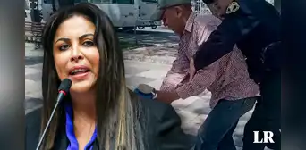Policías agreden a ciudadanos que protestaron contra congresista Patricia Chirinos, en Arequipa