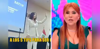 Magaly Medina criticó a Rosángela por dictar conferencia de marketing en instituto: “Qué estafa”