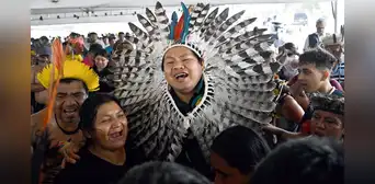 Indígenas celebran sentencia histórica: “Lloramos de alegría” Indígenas celebran sentencia histórica: “Lloramos de alegría”