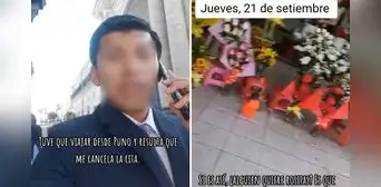 Joven viajó de Puno a Arequipa para entregarle flores amarillas, pero muchacha nunca llegó