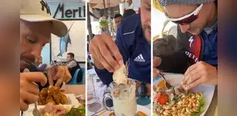 Francés que recorre el Perú asombra al probar ceviche y leche de tigre con pan: "Era con el adobo" Francés que recorre el Perú asombra al probar ceviche y leche de tigre con pan: "Era con el adobo"