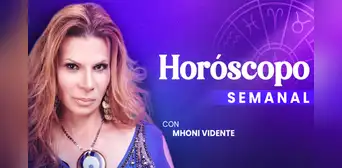 Horóscopo semanal de Mhoni Vidente para todos los signos del zodiaco del 25 de septiembre al 1 de octubre Horóscopo semanal de Mhoni Vidente para todos los signos del zodiaco del 25 de septiembre al 1 de octubre