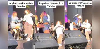 Joven le ‘pidió matrimonio’ a Yahaira en pleno concierto en universidad y sorprende a fans