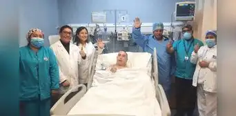 Tras 7 horas de operación, médicos extraen tumor cerebral a un hombre en Pasco