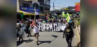 Arequipa: ciudadanos protestan contra Dina Boluarte y minería durante inauguración de Perumin 2023 Arequipa: ciudadanos protestan contra Dina Boluarte y minería durante inauguración de Perumin 2023