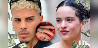 Este es el anillo de más de 600.000 dólares que le regaló Rauw Alejandro a Rosalía: ¿cómo luce?