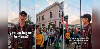 Coreano visita el barrio chino y se impresiona al ver tanta gente: “Deberíamos abrir un local aquí”