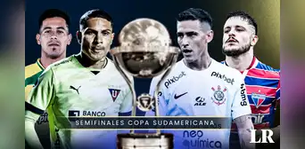 Semifinales de la Copa Sudamericana: conoce la programación de todos los partidos del torneo Conmebol Semifinales de la Copa Sudamericana: conoce la programación de todos los partidos del torneo Conmebol