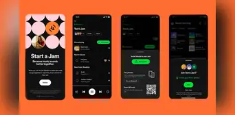 Spotify lanza su función ‘Jam’ y permite crear listas de reproducción con hasta 32 personas Spotify lanza su función ‘Jam’ y permite crear listas de reproducción con hasta 32 personas