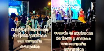 Hombre se equivoca de fiesta e ingresa a evento evangélico en Ayacucho: “Bailó huaino cristiano” Hombre se equivoca de fiesta e ingresa a evento evangélico en Ayacucho: “Bailó huaino cristiano”
