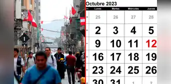 Feriado largo en Perú, 8 y 9 de octubre: ¿también descansa el sector privado? Feriado largo en Perú, 8 y 9 de octubre: ¿también descansa el sector privado?