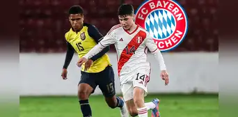¿Quién es Felipe Chávez, el juvenil que la rompe en el Bayern Múnich y ya jugó con Perú?