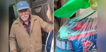 Padre regala alimento de Qali Warma a abuelito sin recursos en Lima: "Lo doy a alguien que sí lo necesita" Padre regala alimento de Qali Warma a abuelito sin recursos en Lima: "Lo doy a alguien que sí lo necesita"