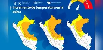 ¿Hasta cuándo durará la ola de calor en la selva? Esto dijo Senamhi ¿Hasta cuándo durará la ola de calor en la selva? Esto dijo Senamhi