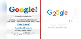 Google cumple 25 años: así fue el cambio del buscador más popular a lo largo de su historia Google cumple 25 años: así fue el cambio del buscador más popular a lo largo de su historia