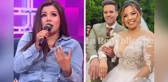 Estrella Torres molesta por críticas hacia su esposo: “Manchan la imagen de él, es muy trabajador"