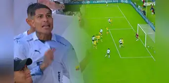 Paolo Guerrero anotó un golazo de cabeza y le está dando el triunfo a LDU Quito por Copa Sudamericana