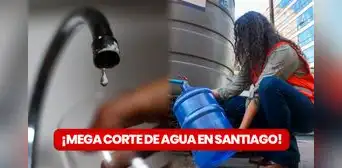 Mega corte de agua en Santiago: ¿hasta cuándo durará y cuáles serán las comunas afectadas? Mega corte de agua en Santiago: ¿hasta cuándo durará y cuáles serán las comunas afectadas?