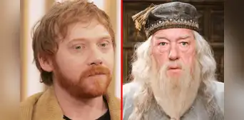 Rupert Grint, Ron en 'Harry Potter', se despide de Michael Gambon: "Me cautivó cuando era niño"