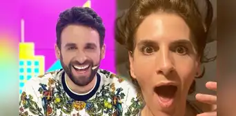 Mujer sorprende a ‘Peluchín’ en vivo: “Hablando de cínicos, un saludo al padre de mi hija”